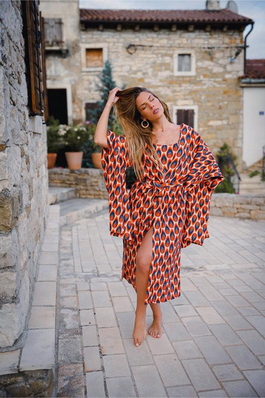 Kimono Set Flame Dance - Qbik By KD