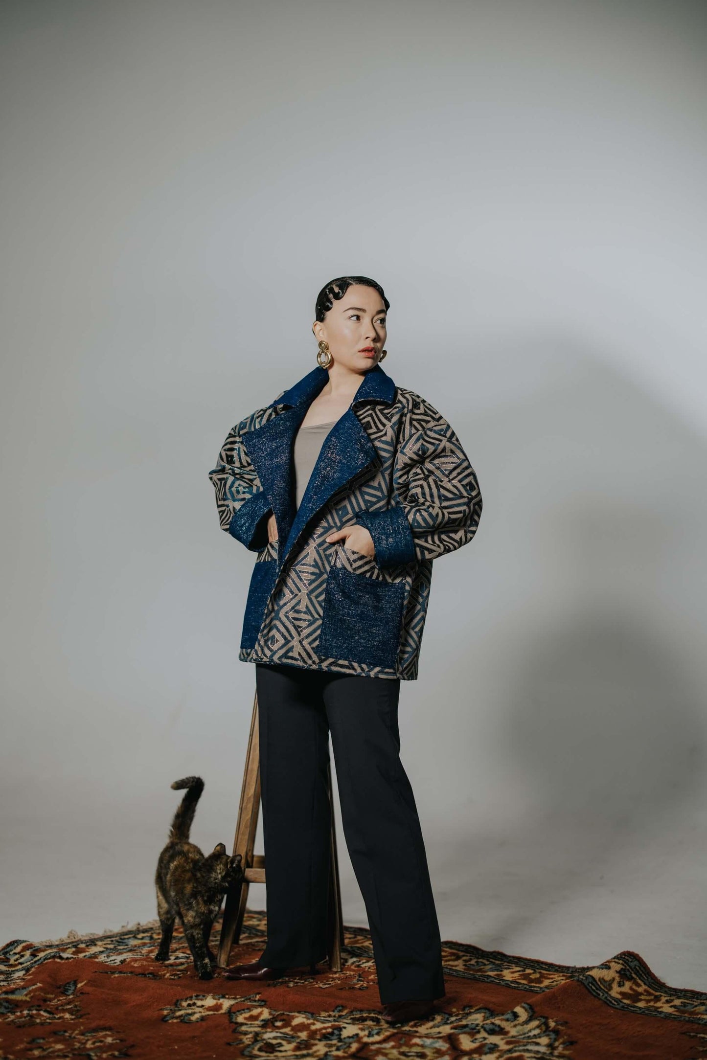 Plava Reversible Jacket No 1 - Qbik By KD