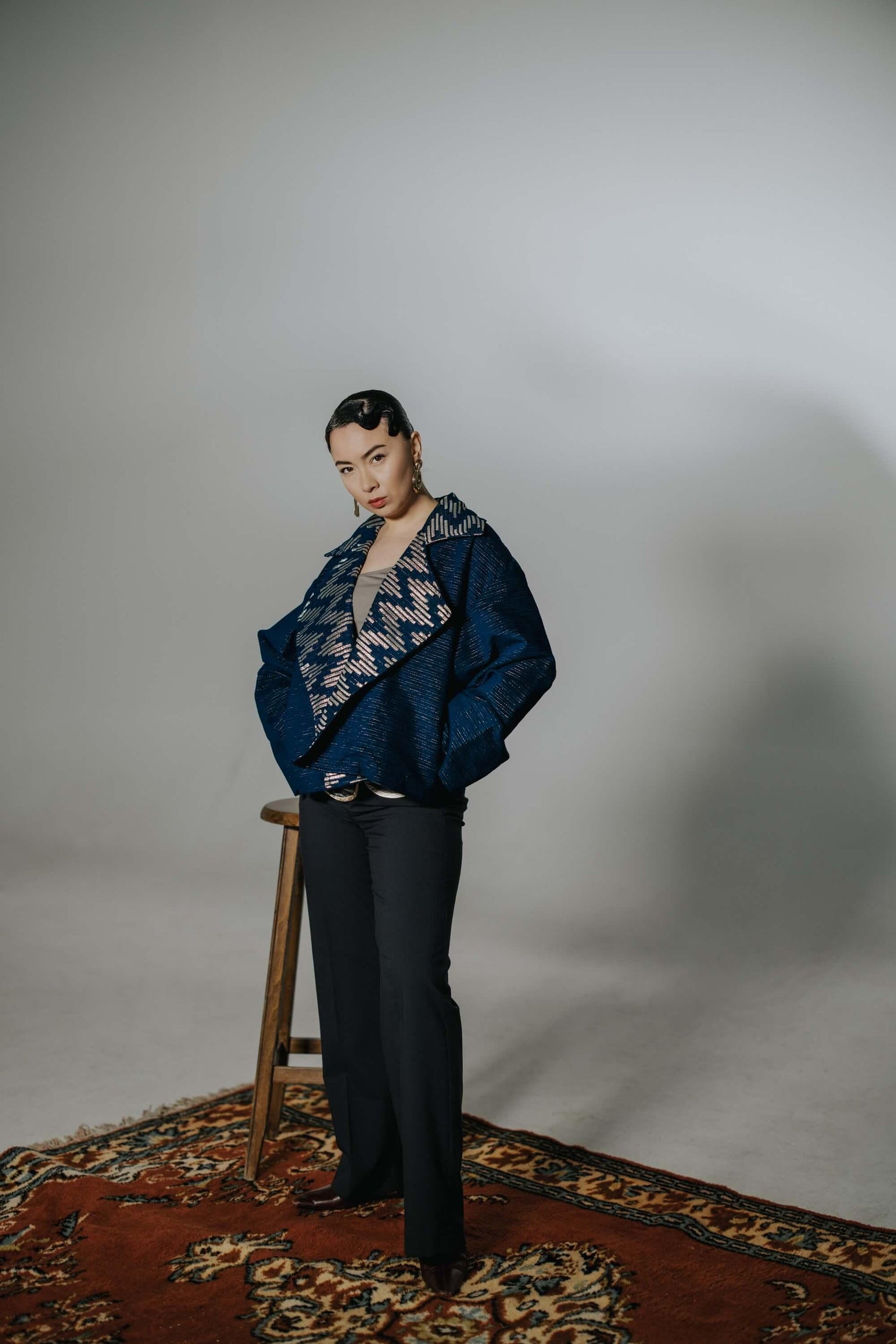 Plava Indigo Jacket No 2 - Qbik By KD