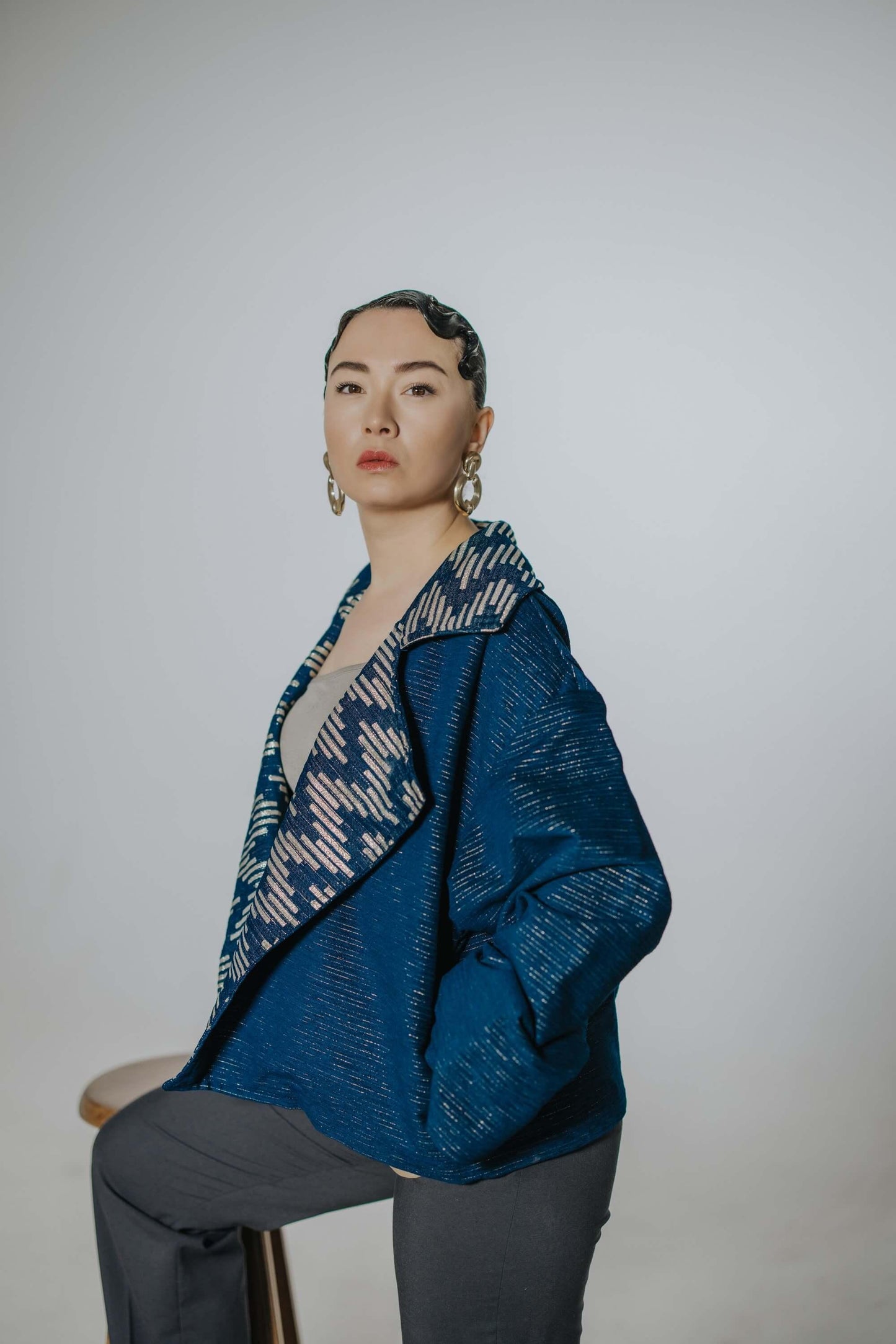 Plava Indigo Jacket No 2 - Qbik By KD
