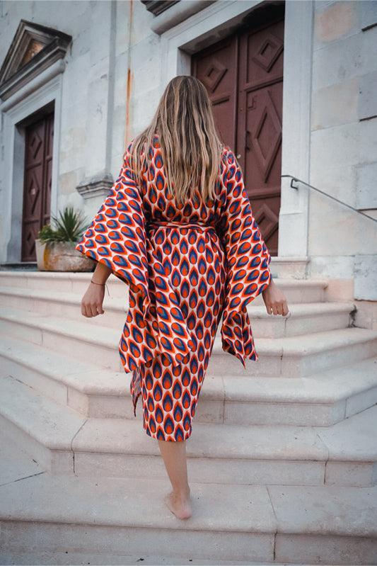 Kimono Set Flame Dance - Qbik By KD